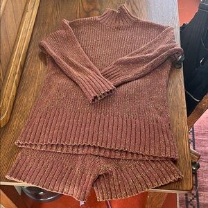 FREE PEOPLE sweater and short